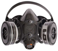 Reusable Dual-Filter Half Face Respirator – Adjustable Work Mask
