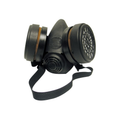 Reusable Dual-Filter Half Face Respirator – Adjustable Work Mask